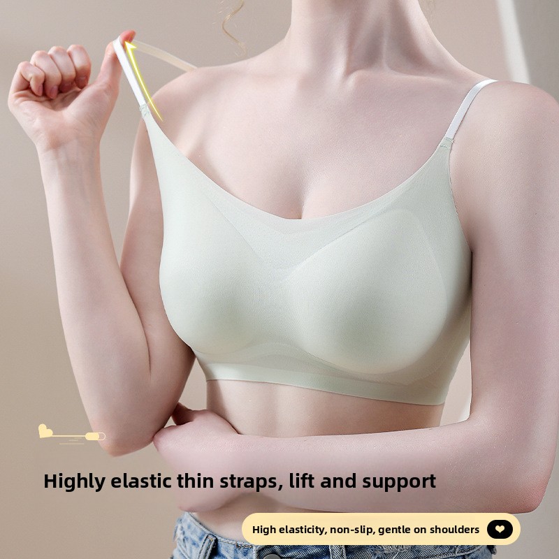 Ice Silk Sleep Bra Tank Top Wo - Sleep Bra Bralette reseña y precio