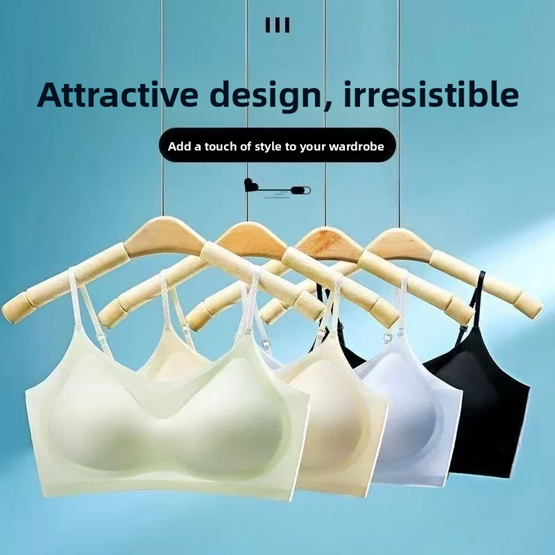 Ice Silk Sleep Bra Tank Top Wo - Sleep Bra Bralette reseña y precio