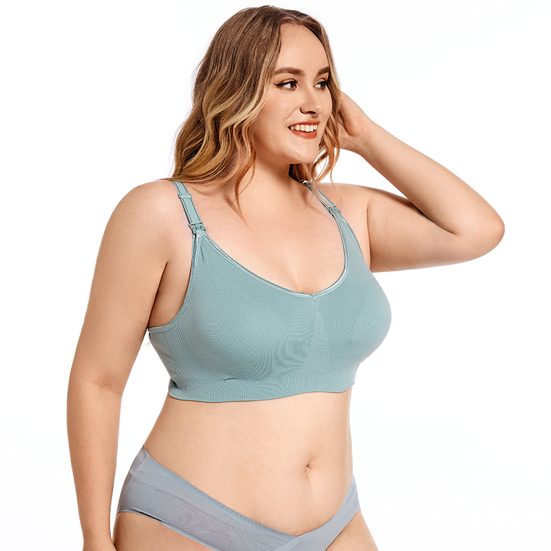 Plus Size Wireless Maternity B - Nursing Bra Clip reseña y precio