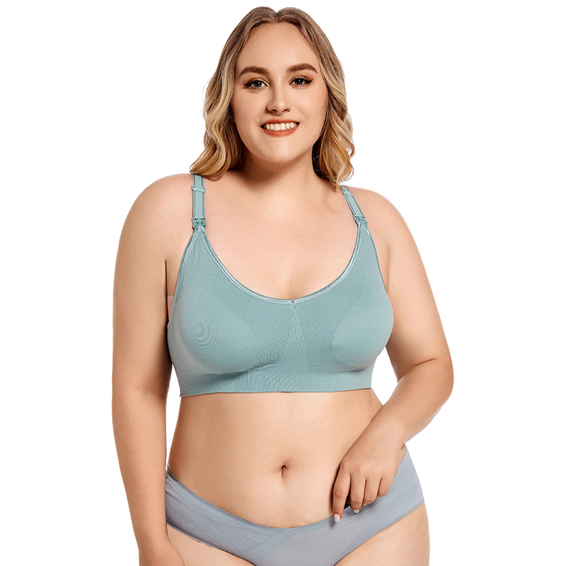 Plus Size Wireless Maternity B - Nursing Bra Clip reseña y precio