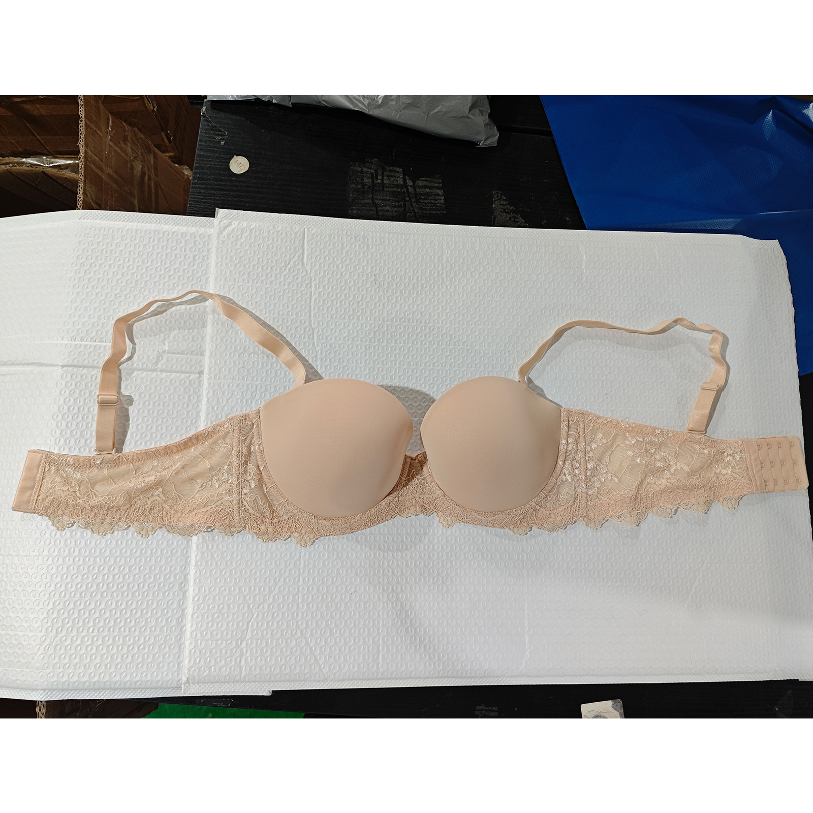 New Plus Size Sexy Strapless P - Convertible Bra Multiway reseña y precio