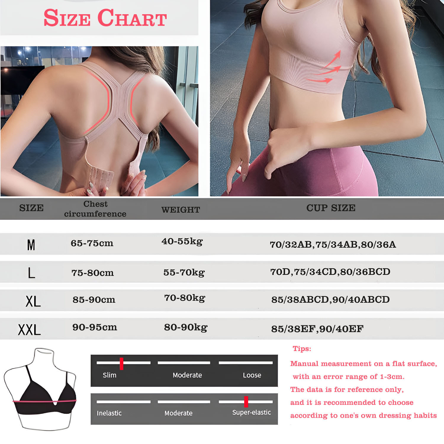 Women's Cross Back Sports Bra  - Full Coverage Bra reseña y precio