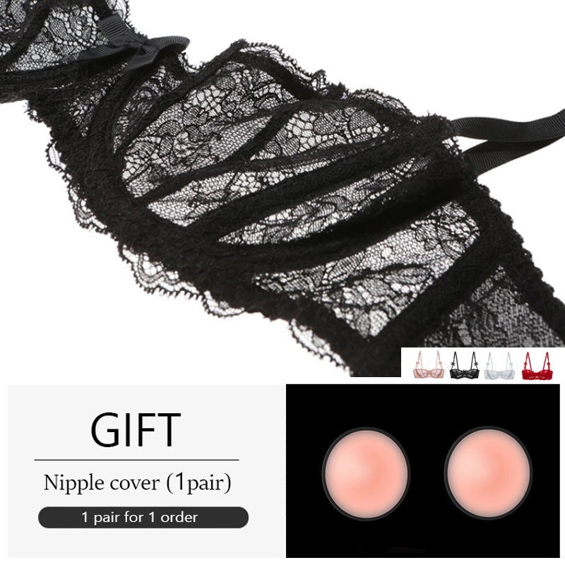 Half Cup Bras For Women Sexy L - Demi Bra Balconette reseña y precio