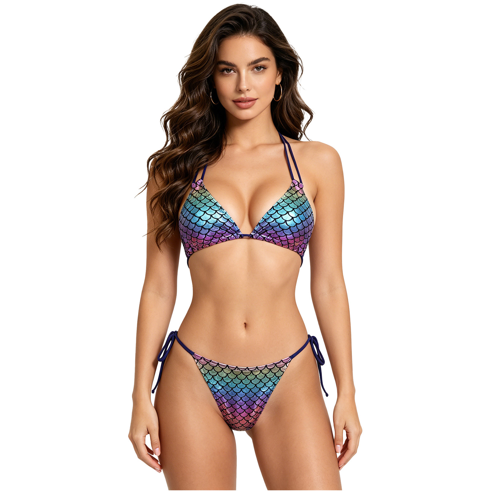Women's Mermaid Bikini Swimsui - Underwire Bra Padded reseña y precio