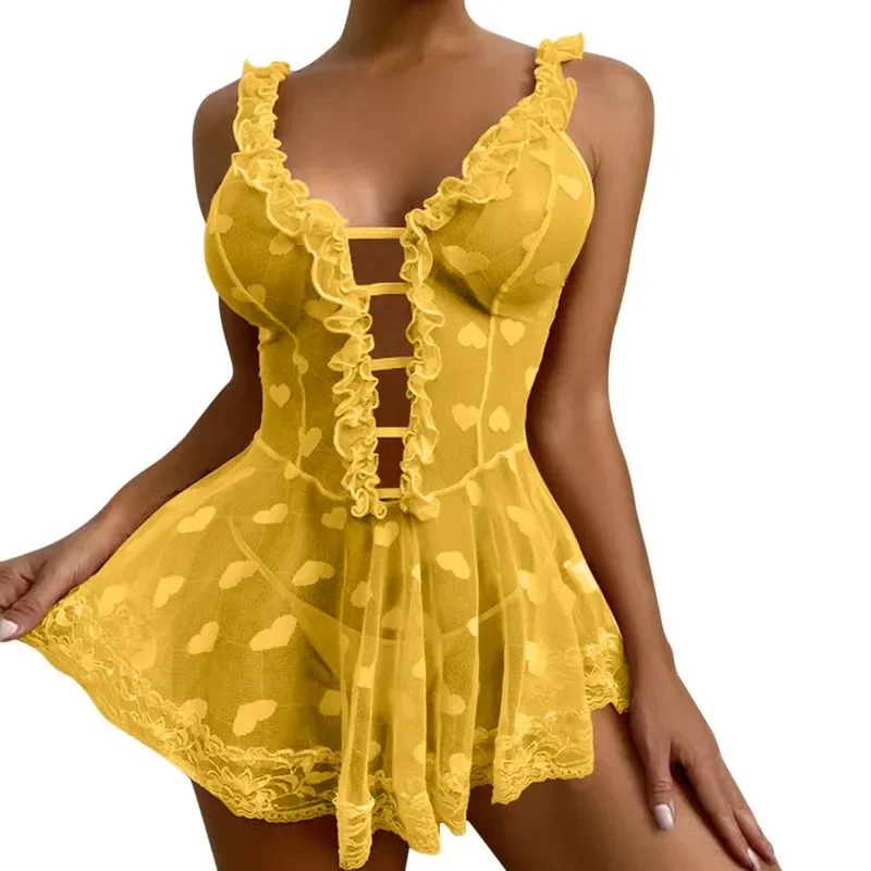Nighty for Ladies Hot Romantic - Sheer Bra Lace reseña y precio