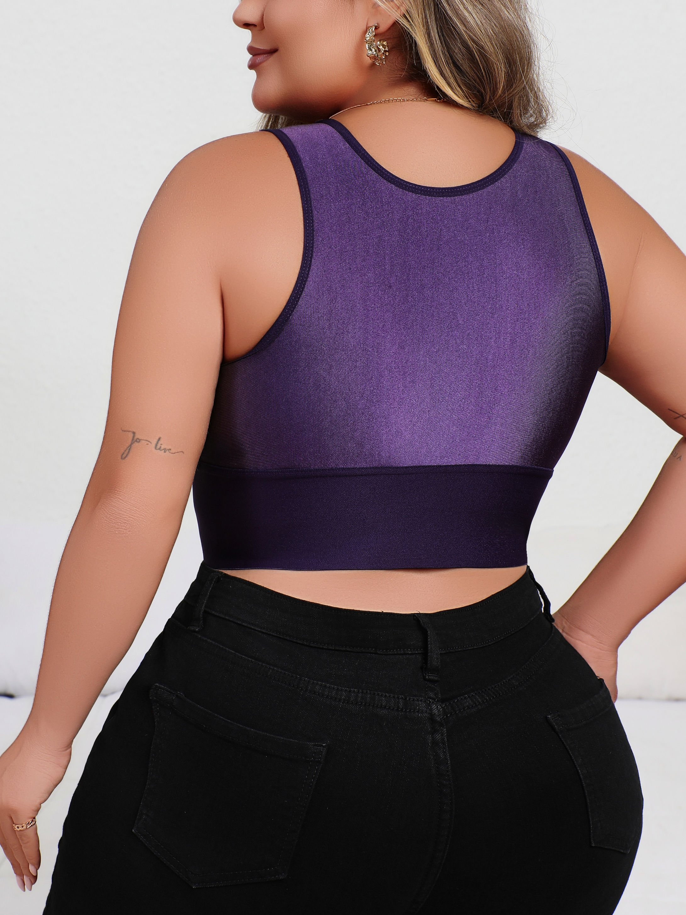 New Arrival Plus Size Sexy Pur - Plunge Bra Push Up reseña y precio