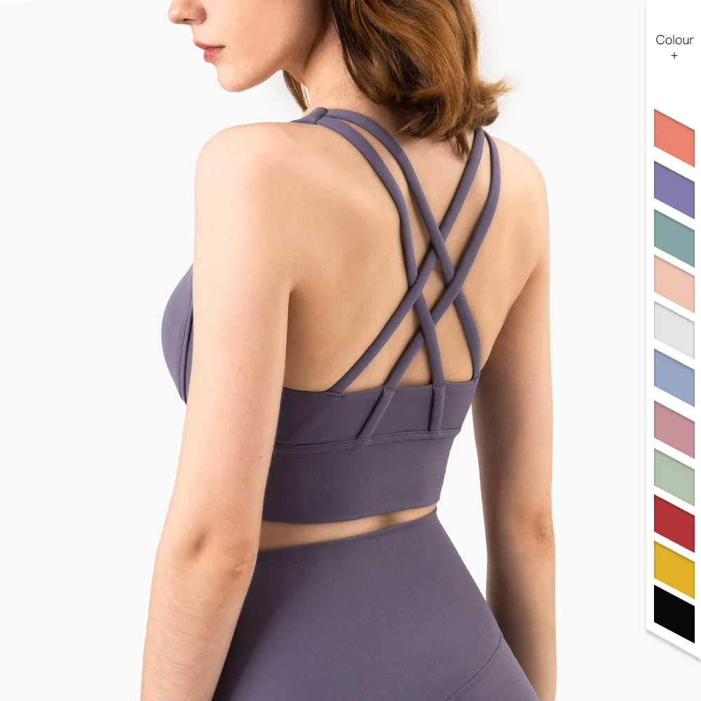 Summer Fashion Cross Back Wome - Sports Bra Racerback reseña y precio