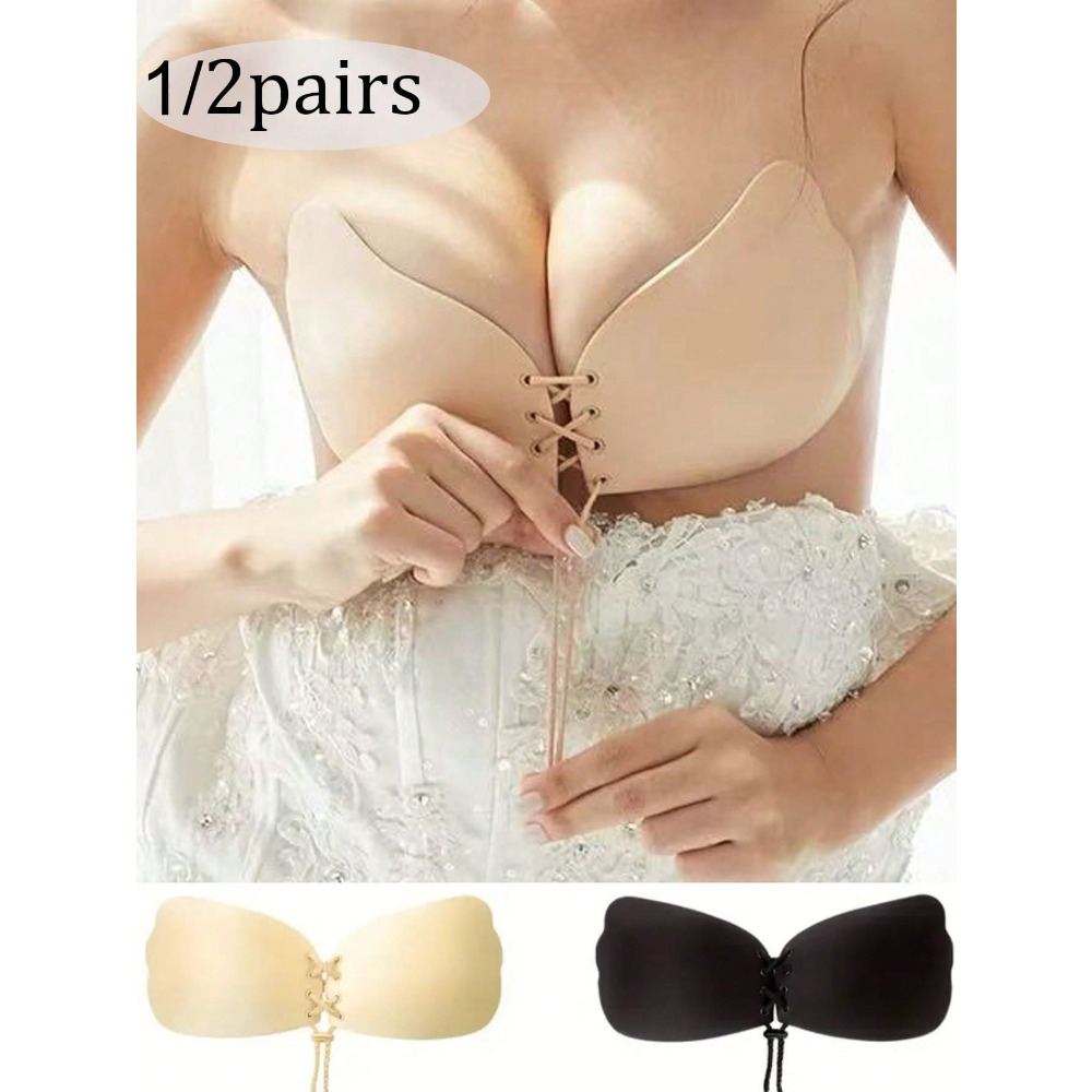 1/2pcs Wing-Shaped Adhesive Br - Strapless Bra Adhesive reseña y precio
