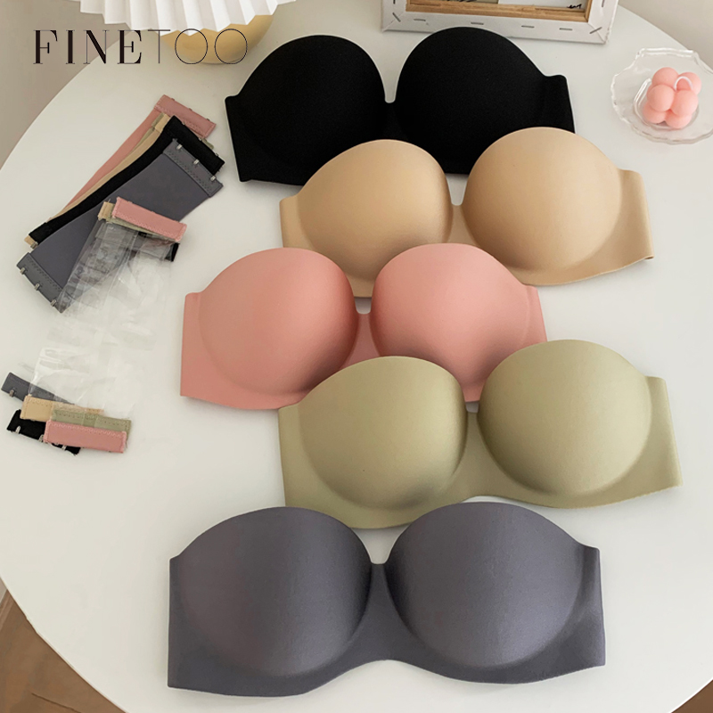 FINETOO Sexy Strapless Bras Wo - T Shirt Bra Seamless reseña y precio