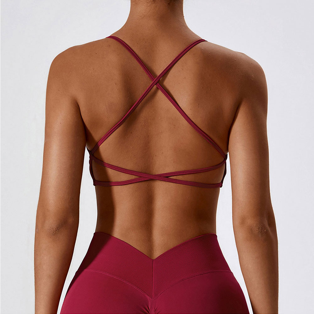 Women Cross Strap Sports Bra W - Sports Bra Racerback reseña y precio