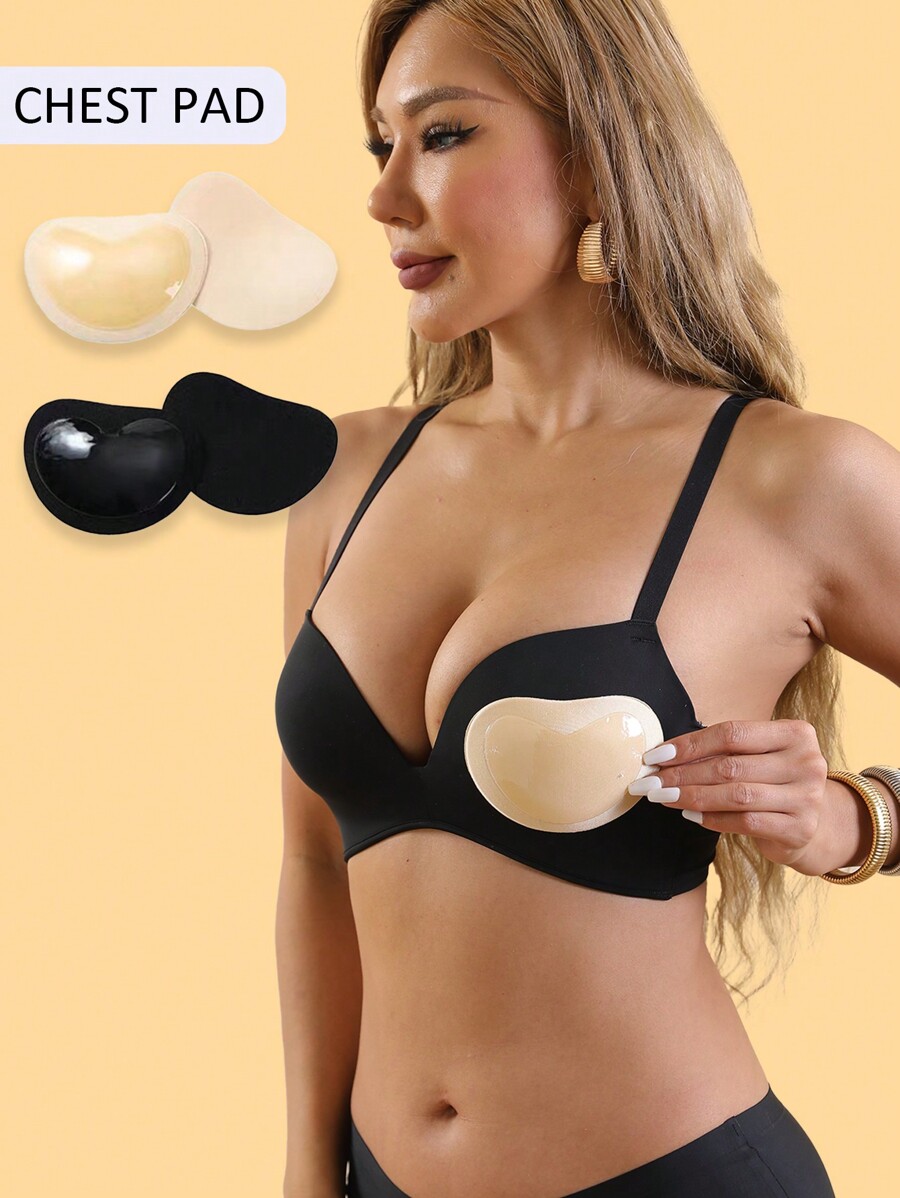 Silicone Sticky Bra Pads Push  - Push Up Bra Silicone reseña y precio