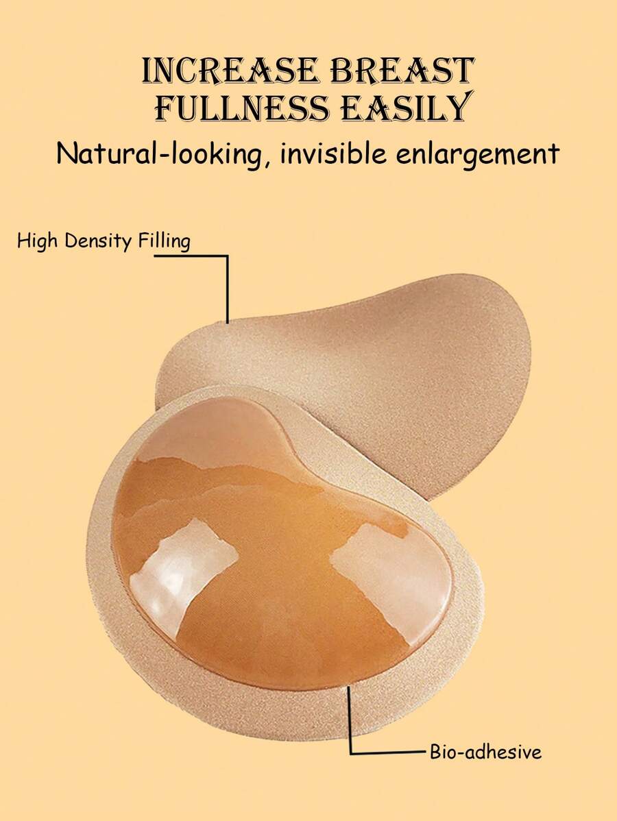 Silicone Sticky Bra Pads Push  - Push Up Bra Silicone reseña y precio