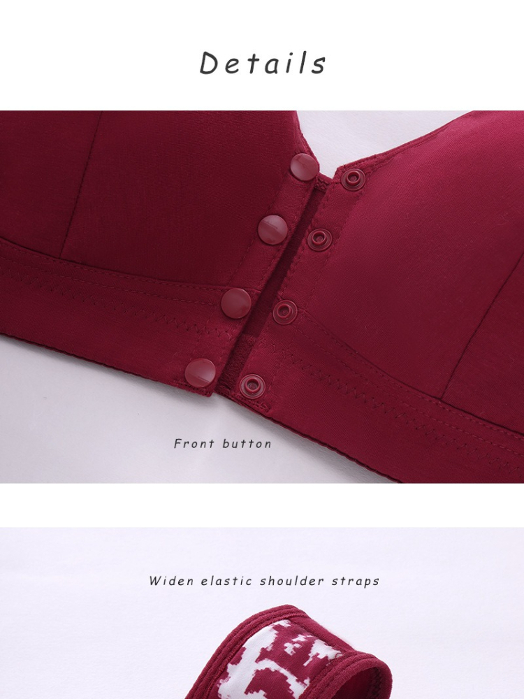 XL-7XL Plus Size Front Buckle  - Wirefree Bra Comfort reseña y precio